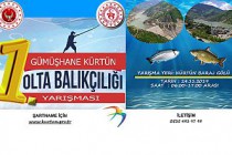Kürtün'de olta balıkçılığı yarışması düzenlenecek