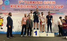 Kickboks’ta dünya 2 ve 3.lüğü Gümüşhane’nin