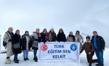Kelkit Türk Eğitim Sen Ailesi Ergan Dağı'nda çocuklar gibi eğlendi