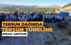 Tersun Tüneli talebi Tersun Dağı geçidinden yankılandı