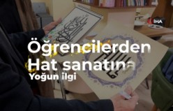 Gümüşhane'de Üniversite öğrencileri Hüsn-İ Hat sanatını öğreniyor