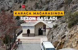 Gümüşhane'nin yeraltı sarayı Karaca Mağarasında sezon başladı