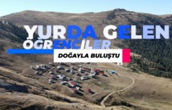 Yurda gelen öğrenciler doğayla buluştu