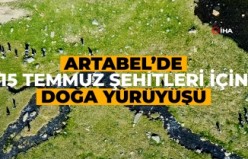 Artabel Gölleri'nde 15 Temmuz şehitleri anısına unutulmaz doğa yürüyüşü