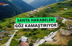 Santa Harabeleri tarihi ve doğal güzellikleriyle göz kamaştırıyor