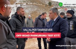 Vali Tanrısever Off-Road parkurunu test etti