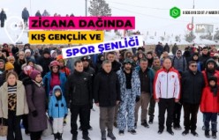 Zigana Dağında Kış Gençlik ve Spor Şenliği düzenlendi