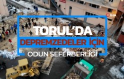 Torul depremzedelerin odun ihtiyacını karşılamak seferber oldu