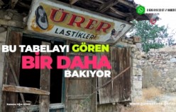 Bu tabela başka tabela | Gören bir daha bakıyor!