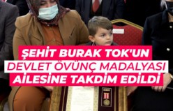 Gümüşhane’de şehit ailesine Devlet Övünç Madalyası tevcih töreninde gözyaşları sel oldu