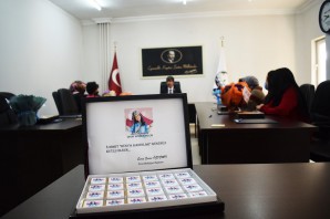 Başkan Özdemir’den kadın esnafa ziyaret