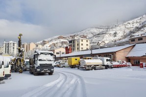 Gümüşhane’de yoğun kar yağışı