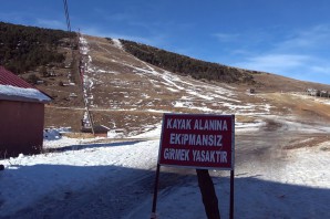 Zigana kayak tesisleri kara hasret kaldı