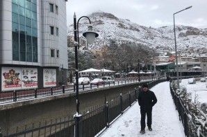 Gümüşhane kent merkezine yılın ilk karı Şubat’ta düştü