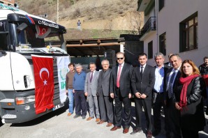 Kürtün’den Bayırbucak Türkmenlerine yardım