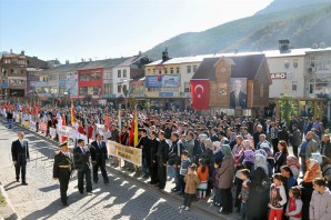 Gümüşhane'de 29 Ekim Cumhuriyet Bayramı Kutlamaları