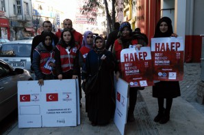 KYK ve Türk Kızılayı’ndan Halep seferberliği