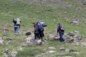 Gümüşhaneli dağcılardan şehitler diyarına 15 Temmuz zirve tırmanışı