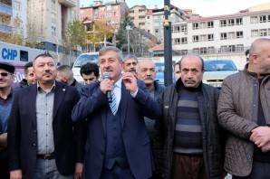Ekrem İmamoğlu’na verilen ceza Gümüşhane’de protesto edildi