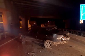 Kürtün kavşağında kaza: 1 yaralı