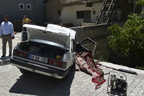 Gümüşhane'de trafik kazası: 1 ölü, 4 yaralı