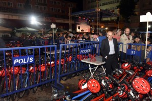 Gümüşhane’de öğrencilere 500 bisiklet dağıtıldı