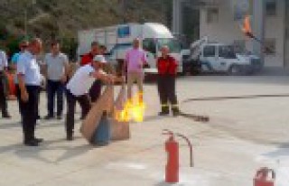 Türk Telekom’da yangın tatbikatı