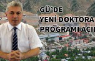 Gümüşhane Üniversitesine yeni doktora programı