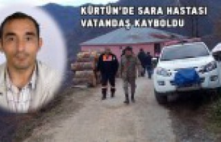 Kürtün'de sara hastası vatandaş kayboldu