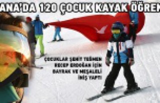 Gümüşhane’de Yarıyıl Tatilinde 120 Çocuk Kayak...