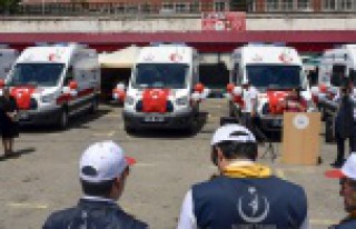 Gümüşhane’ye 7 yeni ambulans