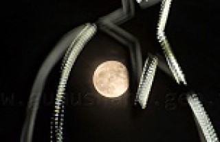 Gümüşhane’den ‘Süper Ay’ görüntüleri