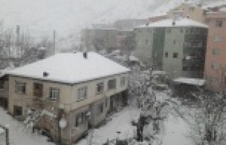 Kürtün'de okullara kar tatili