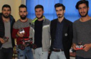 Gümüşhane Üniversitesi robot yarışmasında