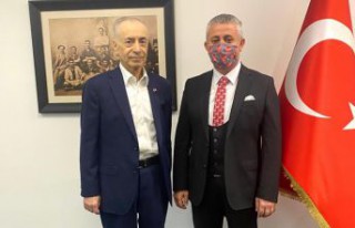 Başkan Olgun, Galatasaray Başkanı Mustafa Cengiz'i...