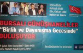 Bursa'da Gümüşhaneliler Gecesi Düzenlenecek