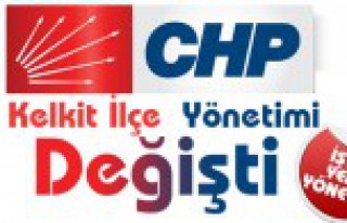 CHP Kelkit İlçe Yönetimi Değişti