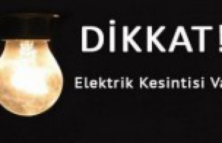 Merkez ve Torul Köylerinde Elektrik Kesintisi Yapılacak