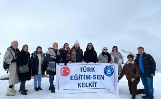 Kelkit Türk Eğitim Sen Ailesi Ergan Dağı'nda çocuklar gibi eğlendi