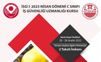 GÜİSGEM’de İş Güvenliği Uzmanlığı Kursu açılacak