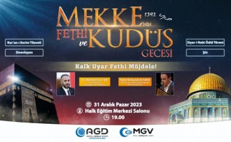 AGD Mekke’nin Fethi ve Kudüs Gecesi düzenleyecek