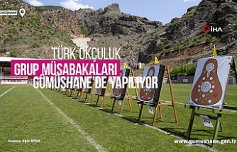 Geleneksel Türk Okçuluğu grup müsabakaları Gümüşhane’de yapılıyor