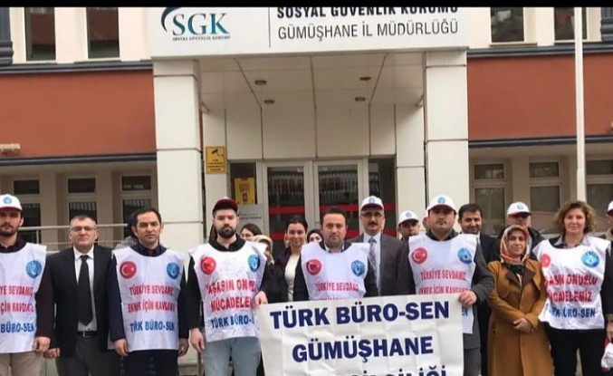 Türk Büro-Sen Sosyal Güvenlik Kurumu çalışanlarının sorun ve taleplerini aktardı